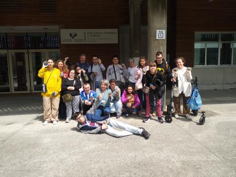 Actividades en la facultad de Bellas Artes de la UPV