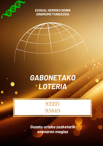 Gure Gabonetako Loteria 2024 jada salgai dago!