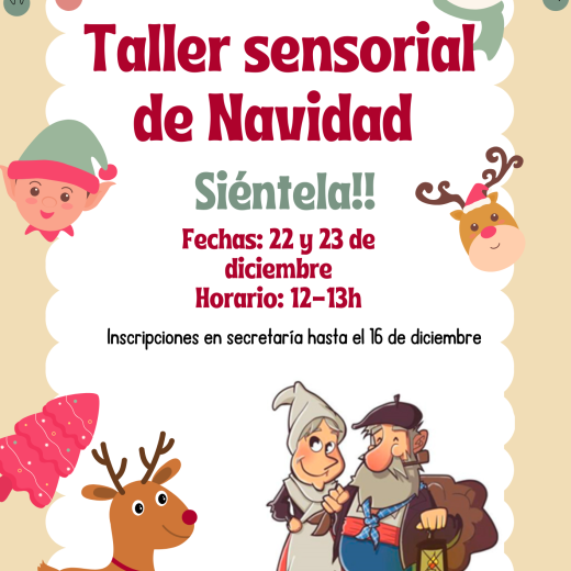 Talleres Sensoriales de Navidad Talleres Sensoriales de Navidad