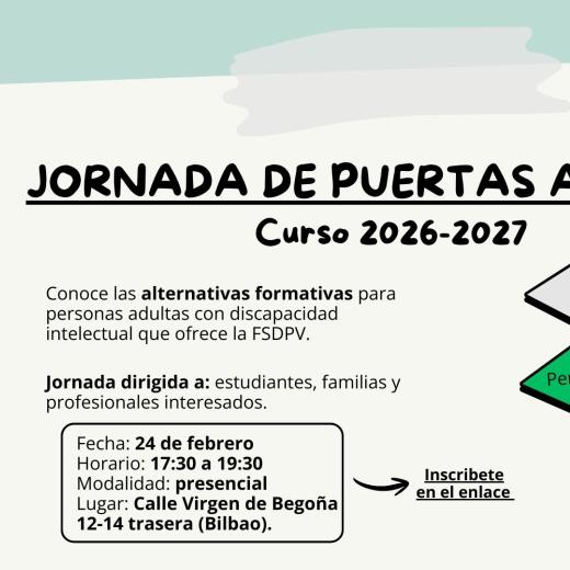 Jornada de puertas abiertas Jornada de puertas abiertas
