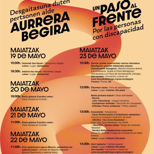 Erandio acoge “Un Paso al Frente” por la inclusión Erandio acoge “Un Paso al Frente” por la inclusión